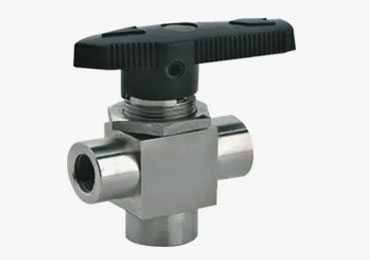 Stainless Steel 317L 3 Way Ball Valve