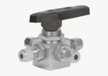 Stainless Steel 317L 4 Way Ball Valve